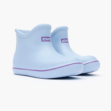 Little Kid's TUFS Light Blue Ankle Deck Boot - Image 4