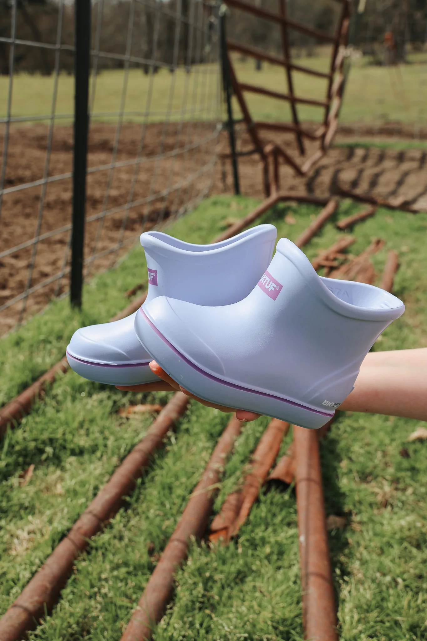 Little Kid's TUFS Light Blue Ankle Deck Boot - Image 9