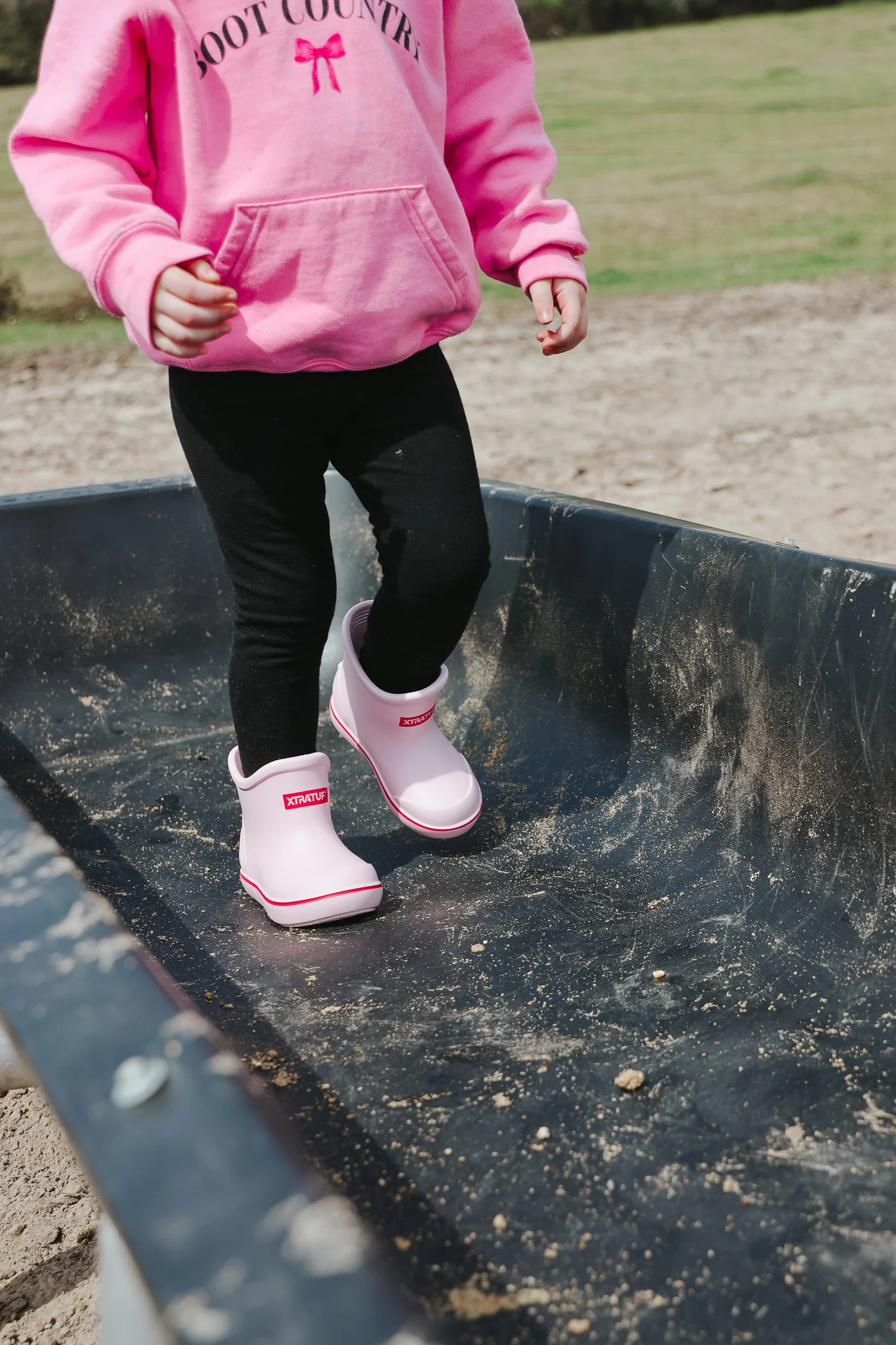 Little Kid's Tufs Pink Ankle Deck Boot - Image 17
