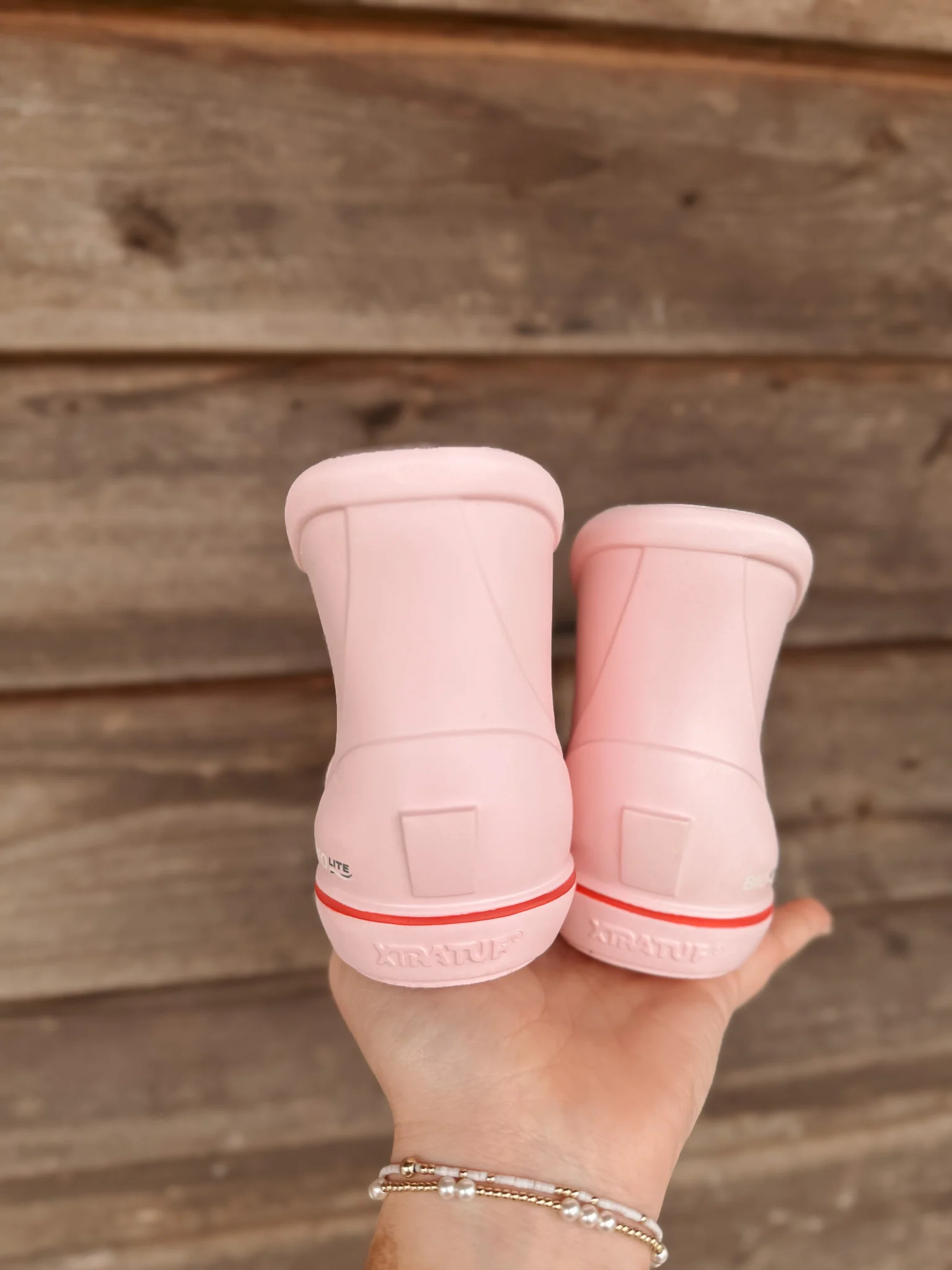 Little Kid's Tufs Pink Ankle Deck Boot - Image 13