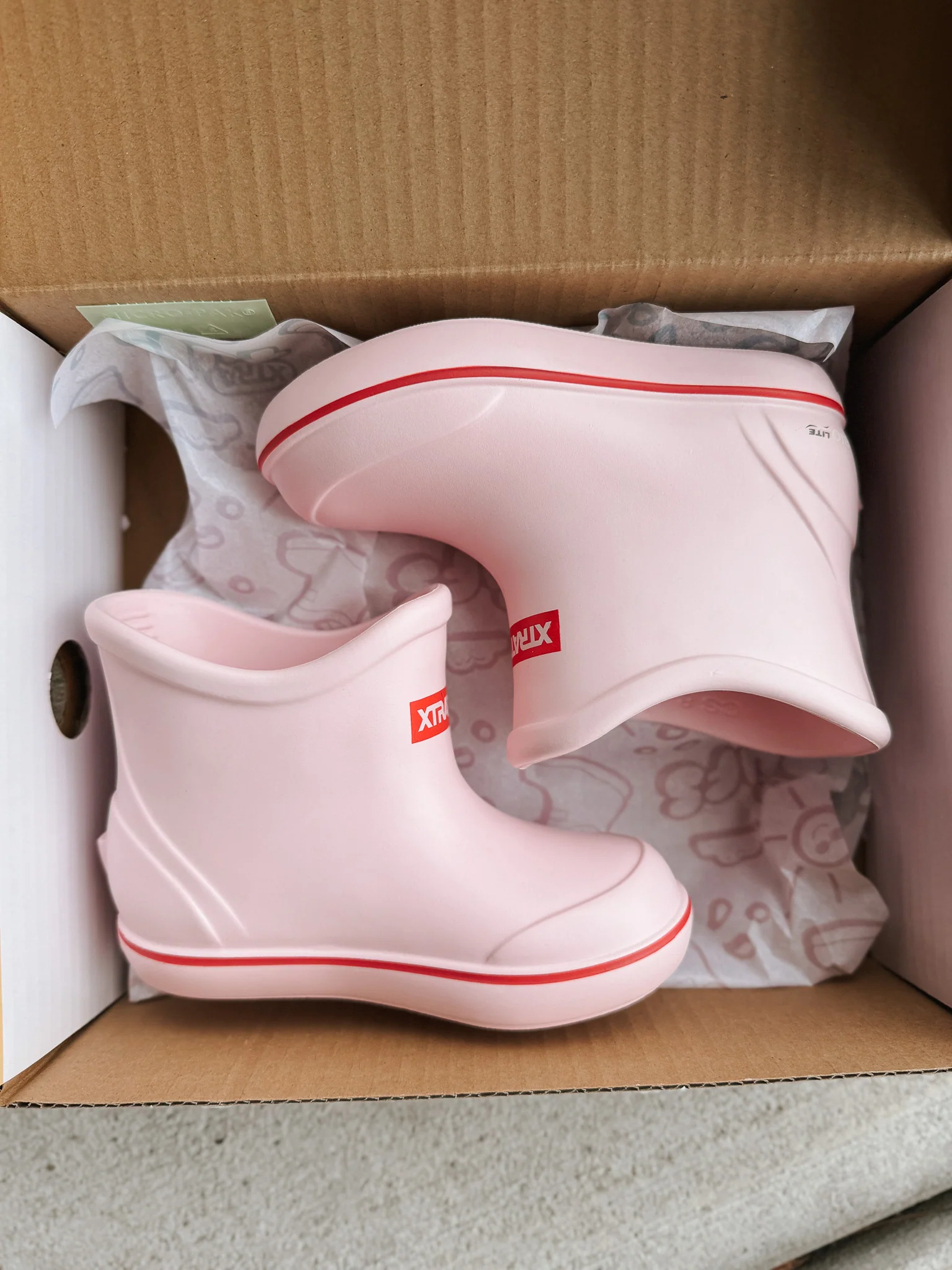 Little Kid's Tufs Pink Ankle Deck Boot - Image 9
