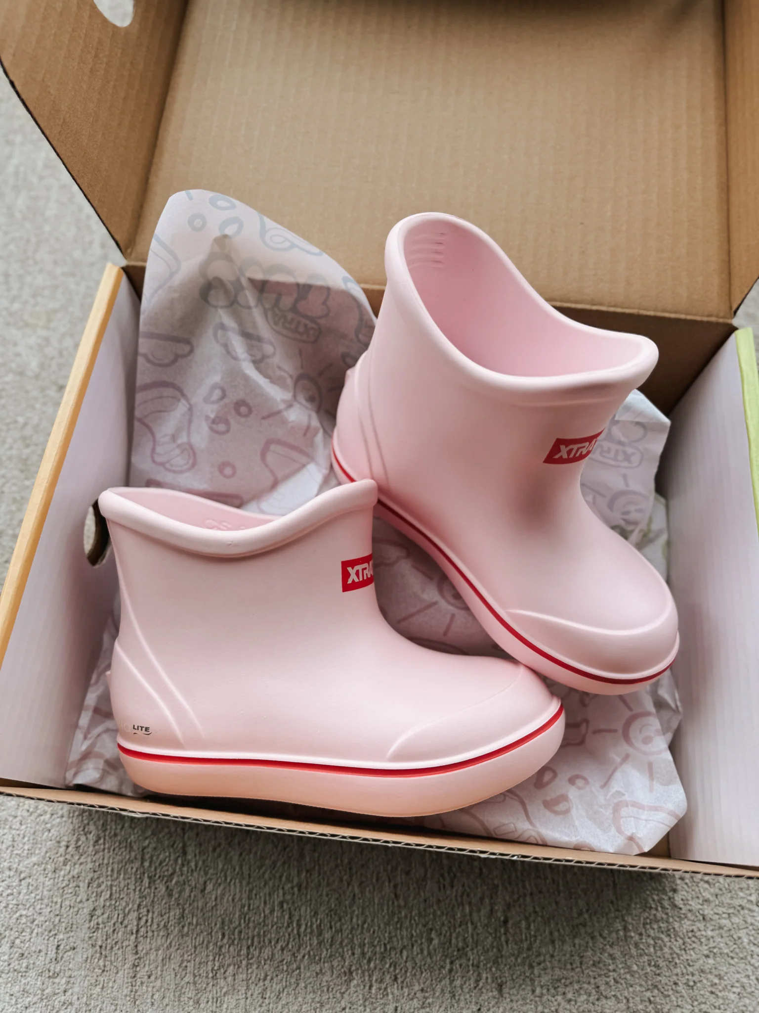 Little Kid's Tufs Pink Ankle Deck Boot - Image 12
