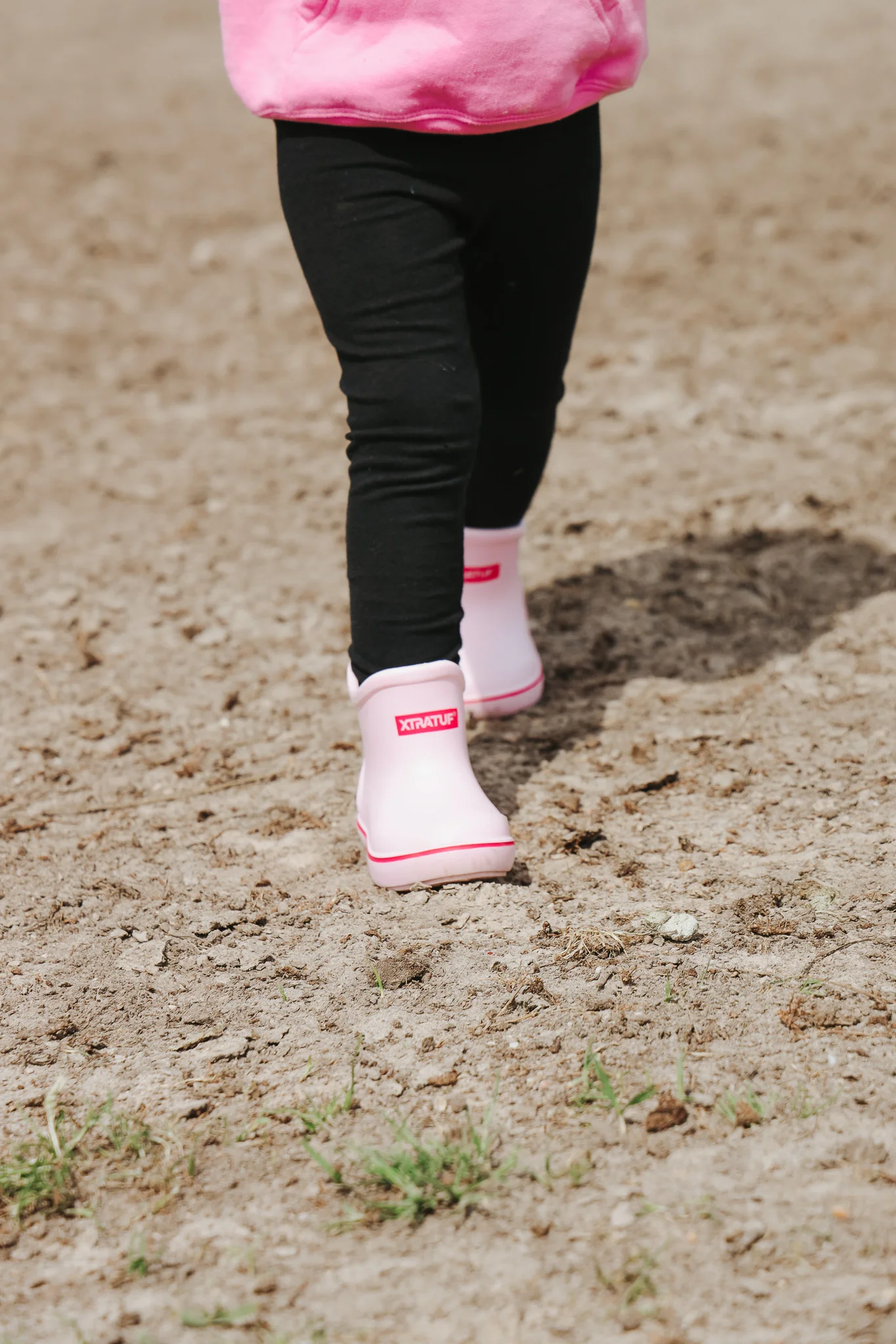 Little Kid's Tufs Pink Ankle Deck Boot - Image 2