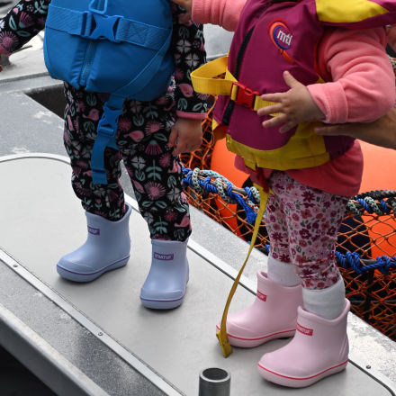 Little Kid's Tufs Pink Ankle Deck Boot - Image 23
