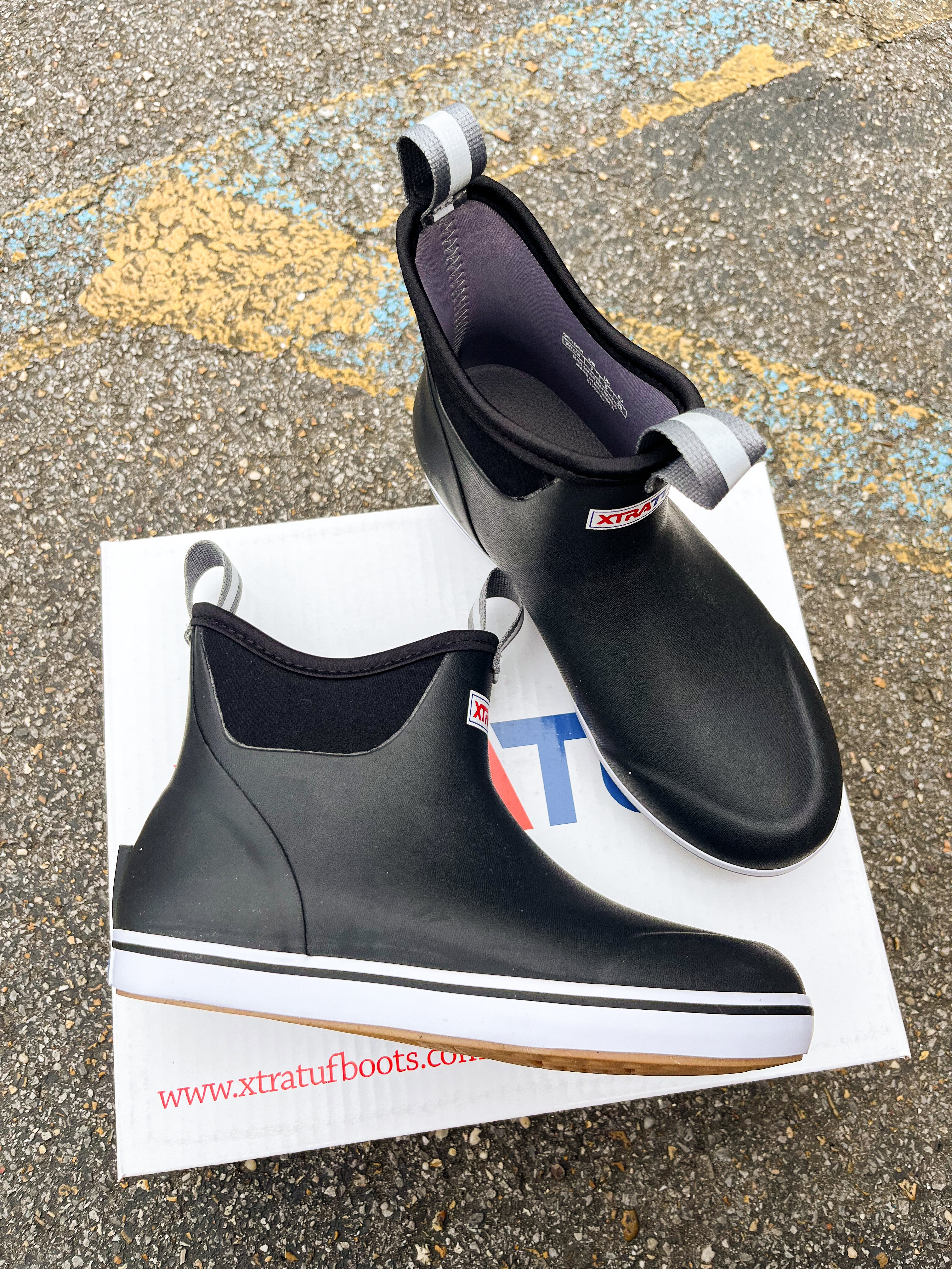 XTRATUF Women's Ankle Deck Boot in Black - Image 2