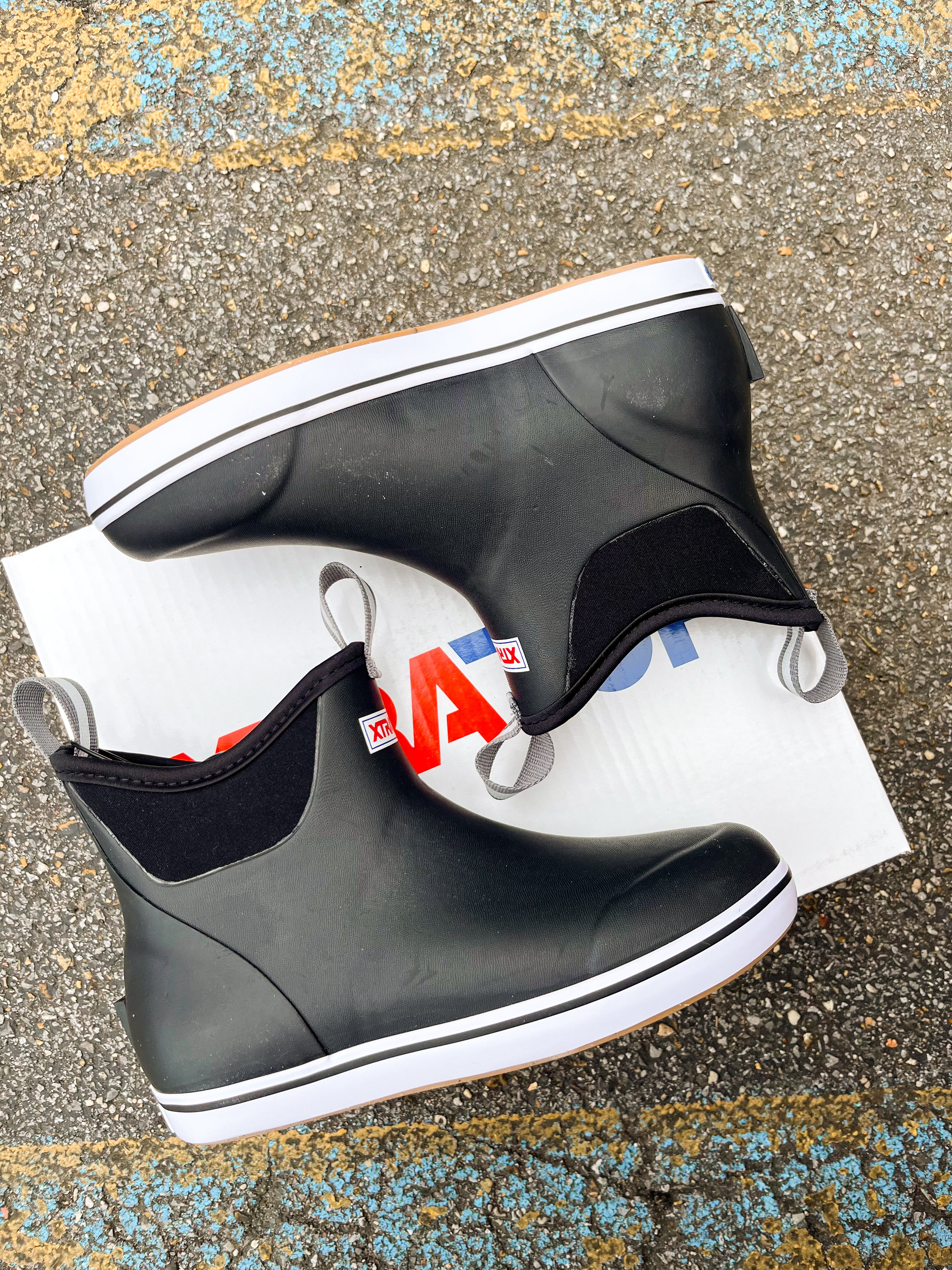 XTRATUF Women's Ankle Deck Boot in Black - Image 3