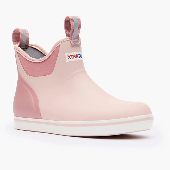 Women's Xtratuf 6 in Ankle Deck Boot in Blush Pink - Image 4
