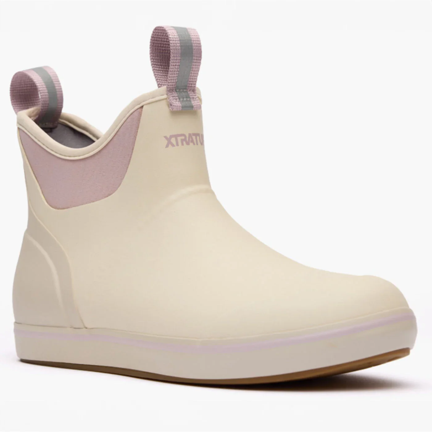 Women's Xtratuf 6in Ankle Deck Boot in Cream Pink - Image 11