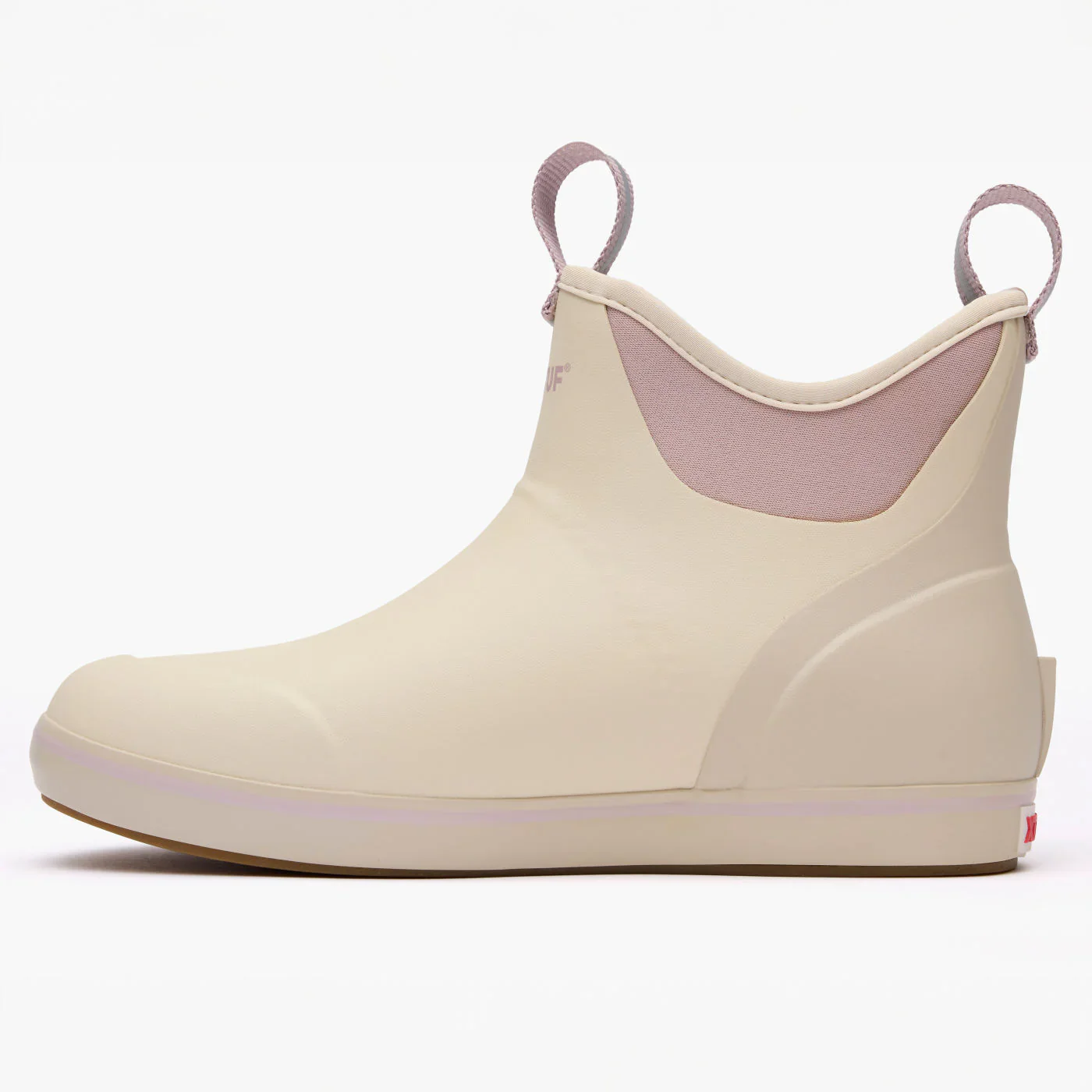 Women's Xtratuf 6in Ankle Deck Boot in Cream Pink - Image 13
