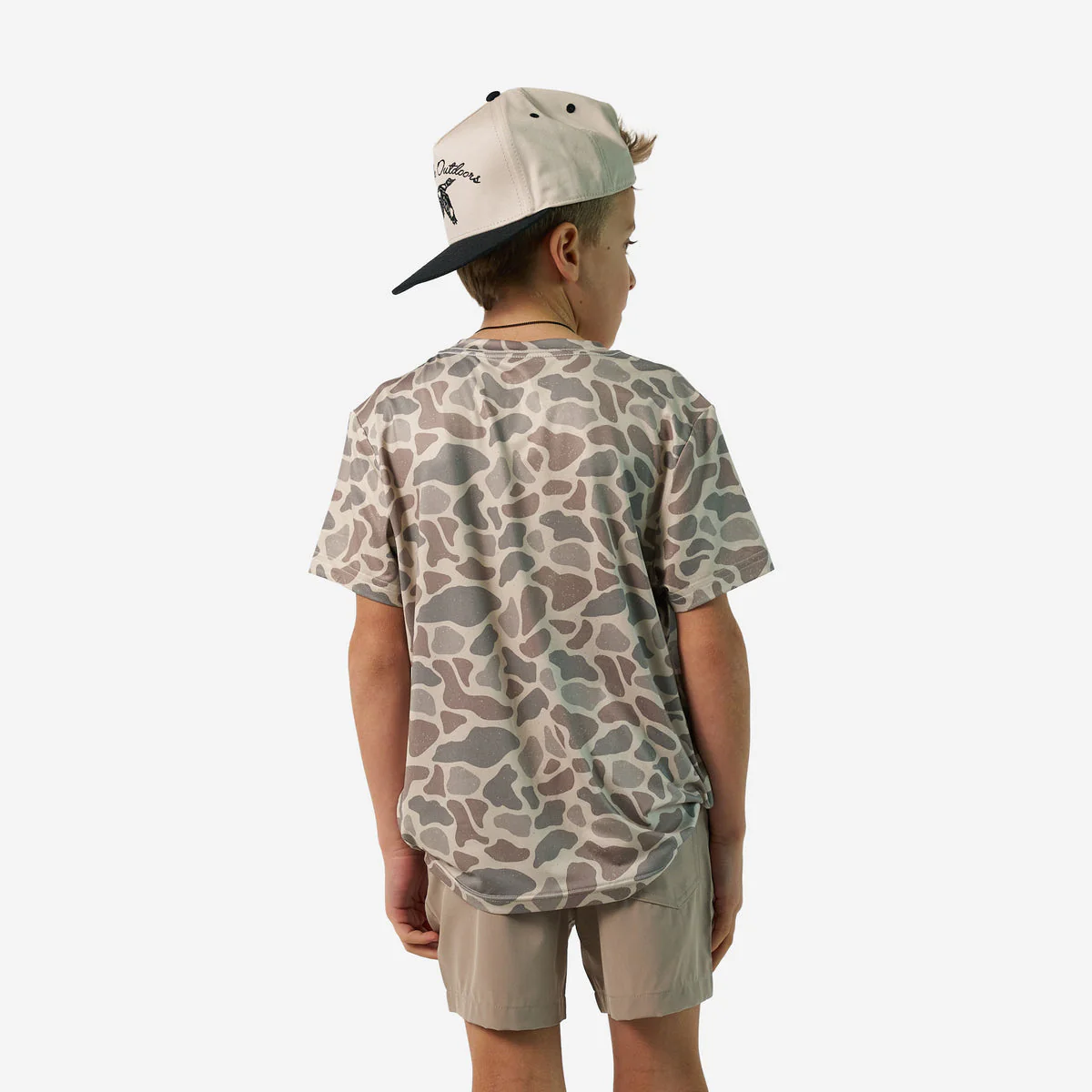 Burlebo Youth & Toddler Go To Tee - Classic Deer Camo - Image 3