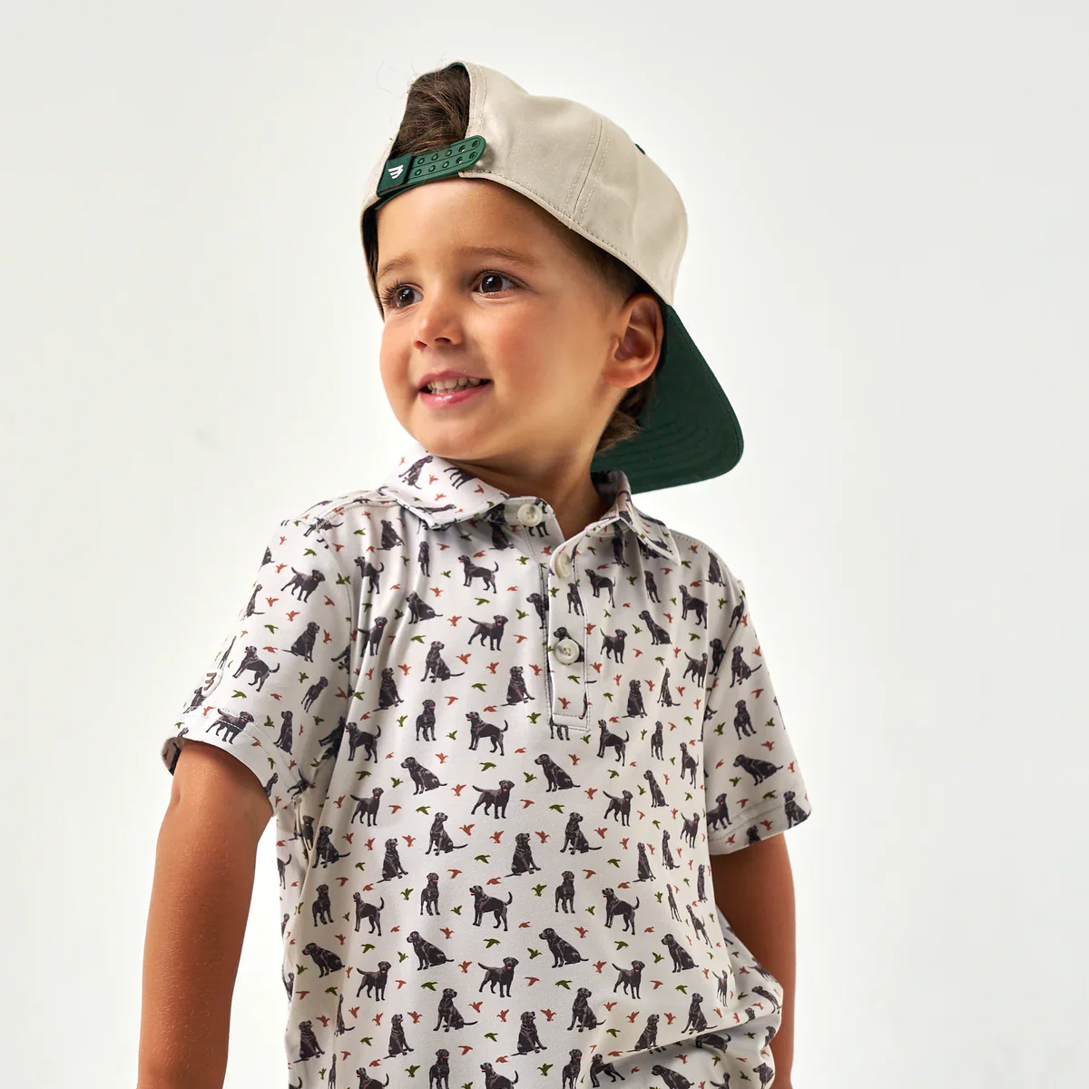 Burlebo Youth & Toddler Performance Polo - Ducks And Dogs - Image 7