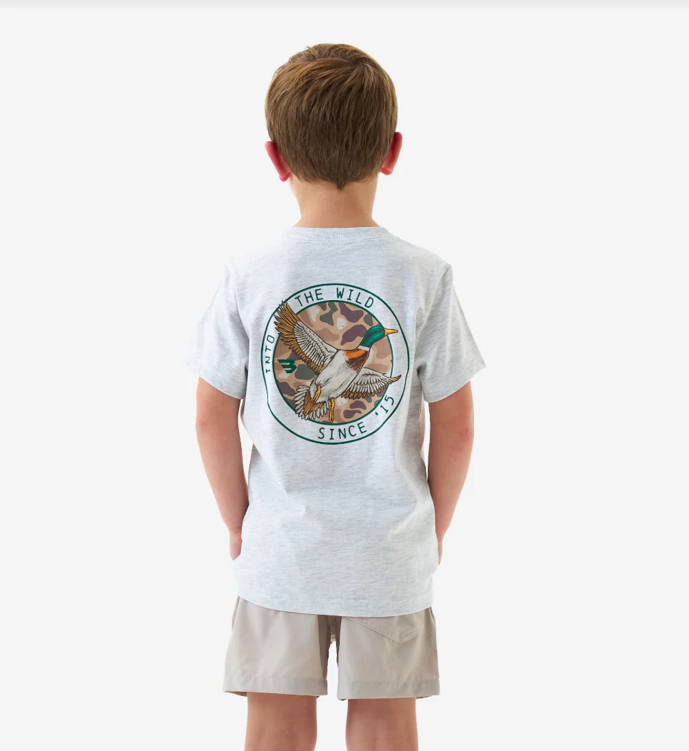 Burlebo Youth & Toddler Camo Mallard Duck T-Shirt - Image 2