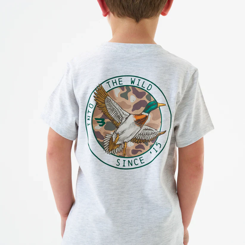 Burlebo Youth & Toddler Camo Mallard Duck T-Shirt - Image 4