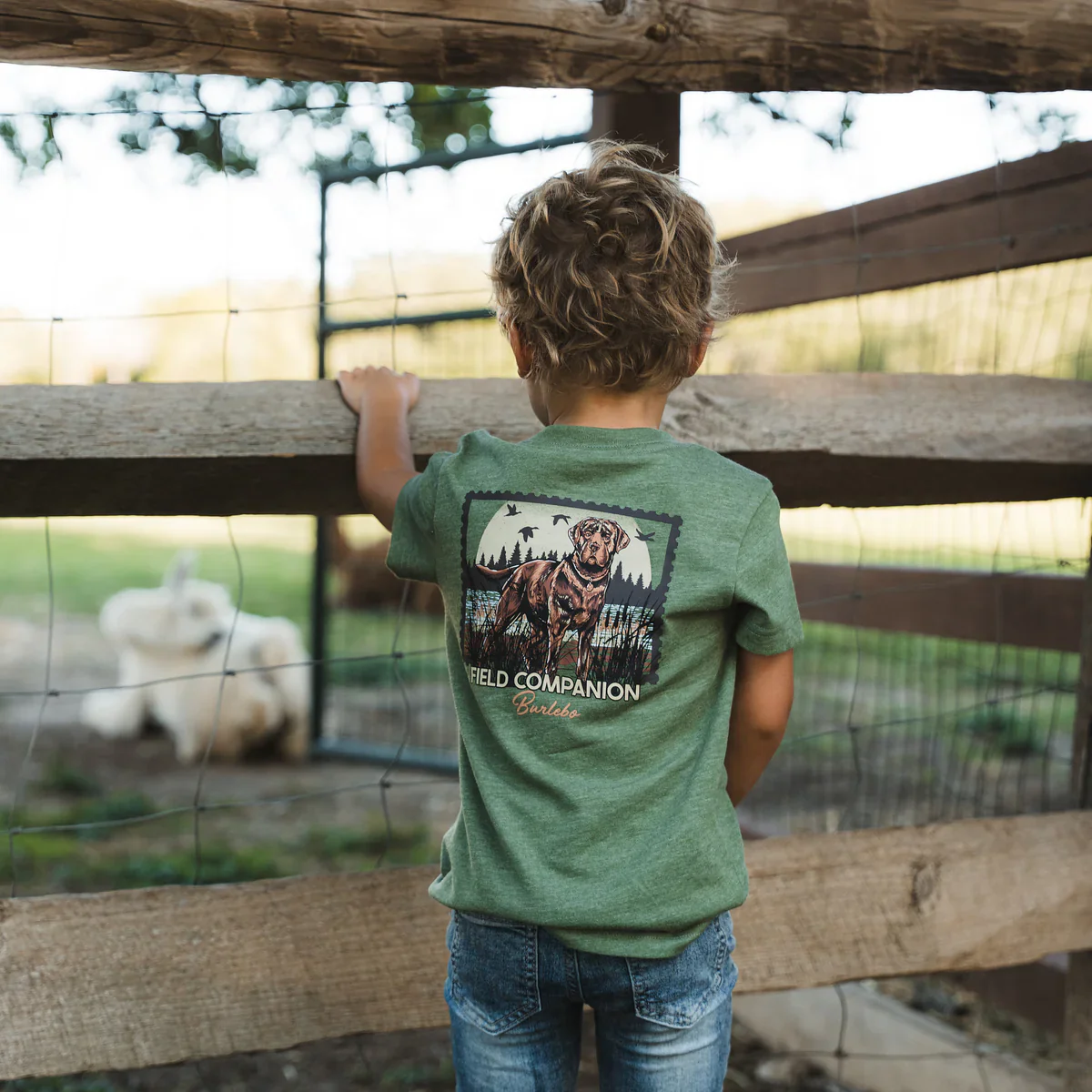 Burlebo Youth Duck Dog Stamp T-Shirt - Image 3