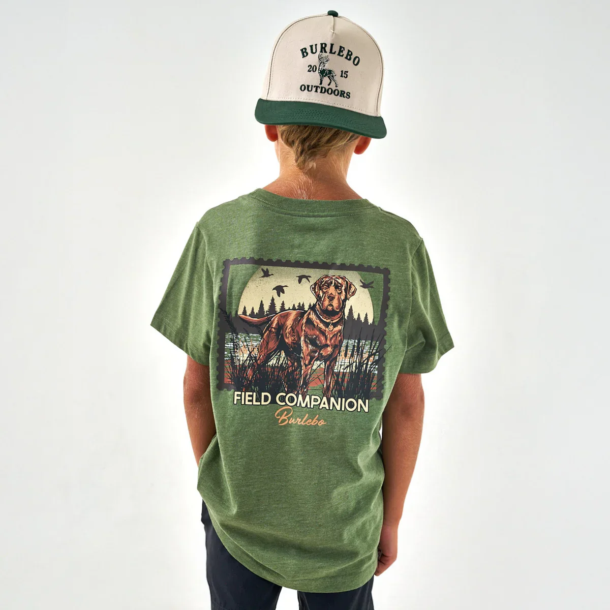 Burlebo Youth Duck Dog Stamp T-Shirt - Image 4