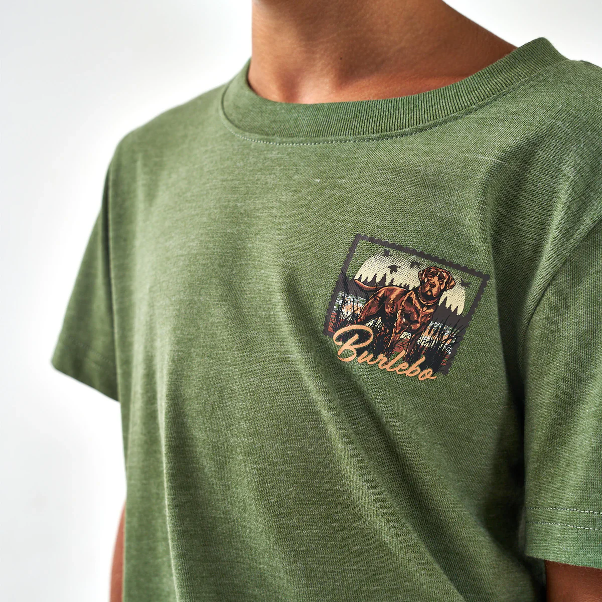 Burlebo Youth Duck Dog Stamp T-Shirt - Image 5