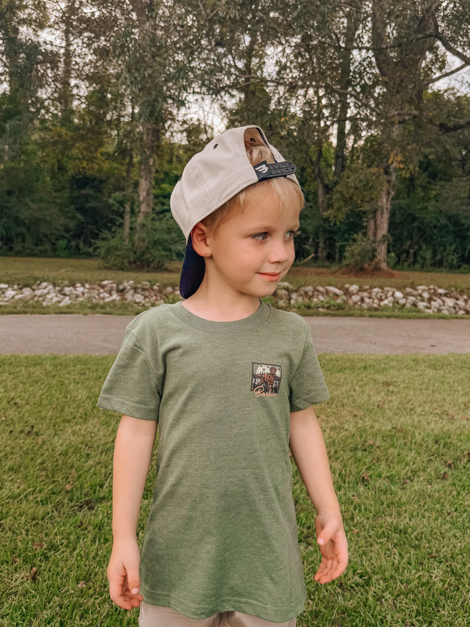 Burlebo Youth Duck Dog Stamp T-Shirt - Image 9