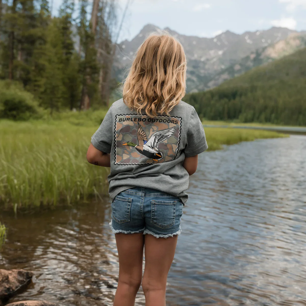 Burlebo Youth & Toddler Mallard Duck Stamp T-Shirt - Image 10