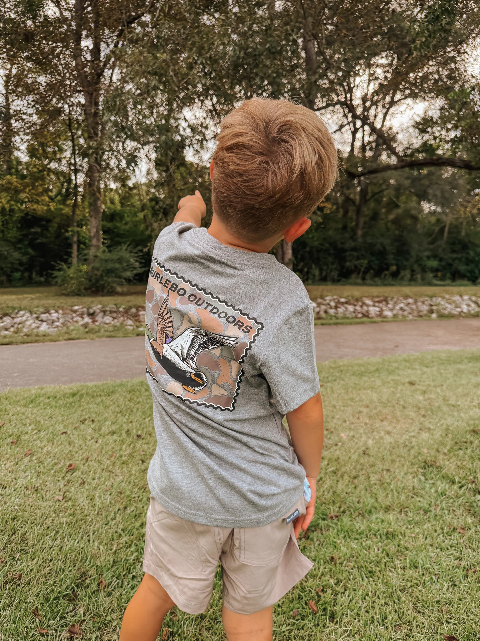 Burlebo Youth & Toddler Mallard Duck Stamp T-Shirt - Image 8