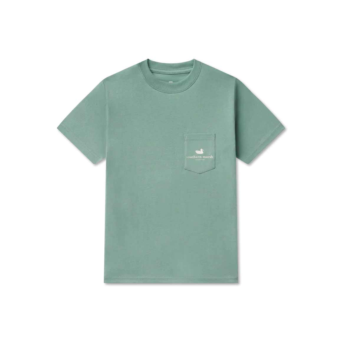 Youth Southern Marsh Vintage Duck Decoy T-Shirt in Sage - Image 5