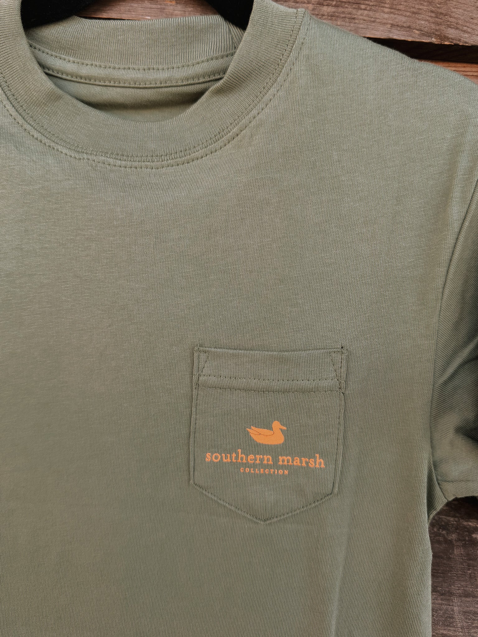 Youth Southern Marsh Patient Pup T-Shirt in Bay Green - Image 6