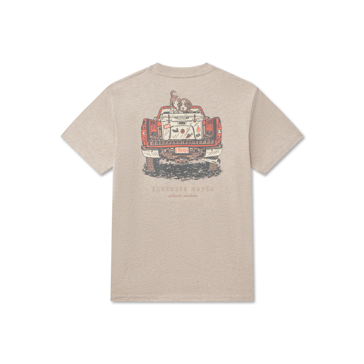 Youth Southern Marsh Loaded up Pup T-Shirt in Taupe - Image 6