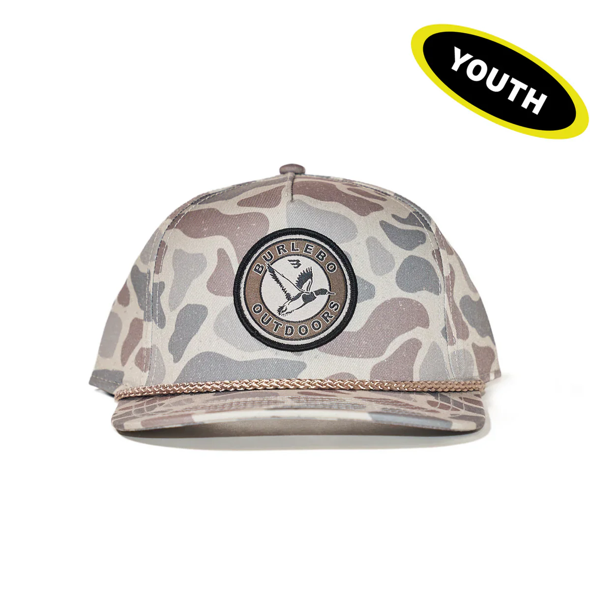 Burlebo Youth Circle Mallard Hat in Classic Deer Camo - Image 5