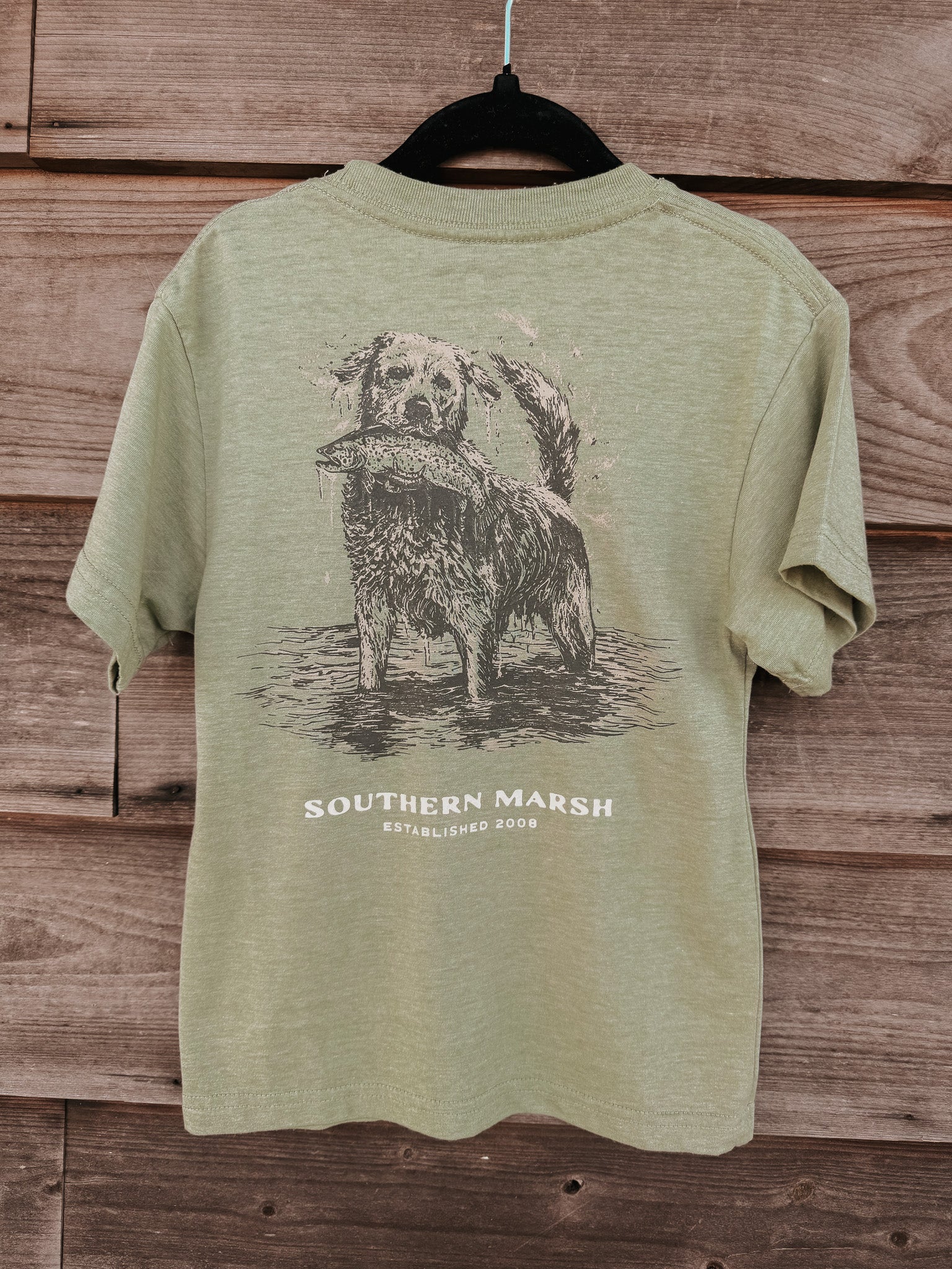 Youth Southern Marsh Shake & Release Seawash T-Shirt - Image 4